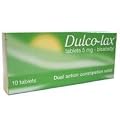 Dulcolax Dual Action Tablets Bisacodyl 5Mg 10