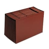 (Price/EA)21-Pocket Expand File,A-Z,Legal,16-1/7x2-7/8x10-5/8,Red