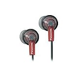 Panasonic RP-HJE160-R ErgoFit In-Ear Earbud (Red)