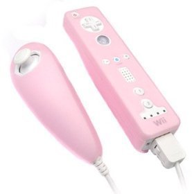 Pink Silicone Skin Cover for Nintendo Wii Remote and Nunchuk