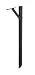 Solar Group SDPK0000 Black Heavy-Duty Steel Drive-In Mailbox Post Kit Solar Group SDPK0000 Black Heavy-Duty Steel Drive-In Mailbox Post Kit