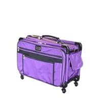 XL Purple Mascot Tutto Monster Sewing Machine on Wheels Carrier Case