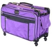 Small Purple Mascot Tutto Machine on Wheels Sewing Carrier Case
