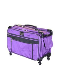 Large Purple Mascot Tutto Machine on Wheels Sewing Machine Bag