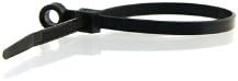 MightyTie MT750MH0 7-Inch 100-Count Cable Ties with Mounting Head (Black)