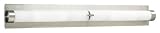 Polipo 36 inch Wide Bathroom Light in Satin Nickel