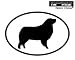 AUSTRALIAN SHEPHERD Oval Bumper Sticker Image