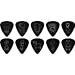 Planet Waves Joe Satriani Signature Guitar Picks 10-Pack, Black Heavy