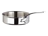 3.6 Qt. Stainless Saute Pan w/ Lid - Mauviel