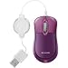 Belkin USB Mobile Retractable Mouse (Plum Berry)