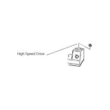 Bosch 017475 Drive Gear Hi Speed MUZ6MX2 by Bosch