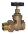 Industrial Grade 1RLU4 Radiator Gate Valve, 1 1/4 In, Straight