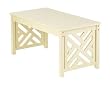 Fretwork Coffee Table - Antique Ivory