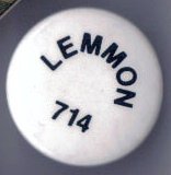 Lemmon 714 Pin Button - 1 Diameter