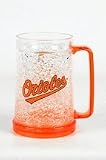 Baltimore Orioles 16 oz Plastic Crystal Freezer Mugs - Set of 4