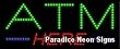 ATM Here LED Sign 11 x 27