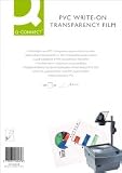 Q-Connect KF26069 OHP Write On Film (Pack of 100)