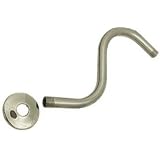 Buy 8 Brushed Nickel Shower Head S Curved Wall Mount Arm by Westbrass