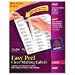 Laser Address Labels w/Smooth Feed Sheets, 1 x 2-5/8, White, 3000 per Box