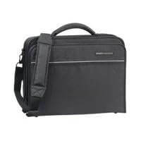 ELECOM Zeroshock Tasche BIG 15,4 Zoll 3 Faecher mit 2 Reisverschlusstaschen fuer Dokumente und Zebehoer Notebookfach mit Zeroshocl