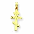 14k Orthodox Cross Pendant