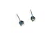 Vitrail Medium Faceted Ball Swarovski Crystal Element Stud Earrings, 4mm