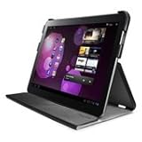 SGP Wi-Fi Only Galaxy Tab 10.1 Leather Case Leinwand Series [Black]