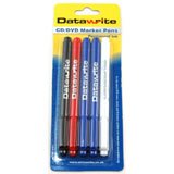 Datawrite CD/DVD Permanent Marker Pens (4 Pens + Eraser)