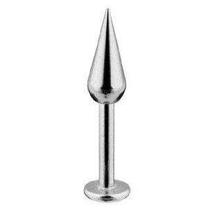 14g Surgical Steel Labret Lip Ring Stud Body Jewelry Piercing with 12mm Spike 14 Gauge Nemesis Body JewelryTM