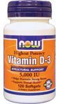 Now foods, Vitamin D-3 5,000 IU - 120 - Gels