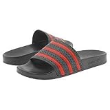 adidas Men's Adilette ( sz. 14.0, Black/Alarm )