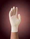 Exam Glove -Kimberly Clark KleenGuard Powder-Free Latex Gloves - Natural - Size: X-Small - Powder Free - Natural Rubber Latex - Beaded cuff - Sold as 1 Box of 100 - (57170)
