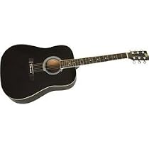 Rogue RA-100D Dreadnought Acoustic Guitar, Black