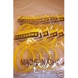 Official Live Strong Lance Armstrong Yellow Cancer LiveSTRONG Rubber Wristband Bracelet ADULT 10...