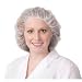 Valutek VTBFCW-24 Polypropylene Bouffant Cap, 24" Diameter, White (Case of 1000)
