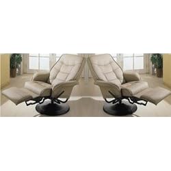 Two New Tan Theater Seating / Gaming Recliner Chairs