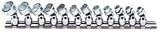 Stanley Proto J47205 12 Piece 6 Point 1/4