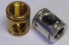 TWO - Replacement 2-Way, Cylinder Style, Pipe Elbows (BRASS)