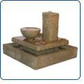 Alpine Fiberglass Zen Fountain - GET108
