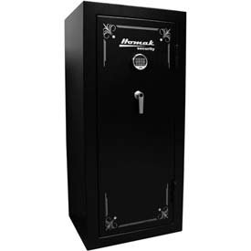 Homak HS50131240 24-Gun Electronic Key Pad Lock Fire Resistant Steel Safe, Black, 14.96-Cubic Feet