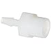 Thogus Nylon Tube Fitting, Adapter, White, NPT Female x Barbed