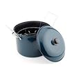 Back to Basics 21-1/2-Quart Steel Water-Bath Canner with Rack