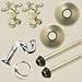 Mountain Plumbing Products 1/2 in. Compression x 3/8 in.O,D, Compression Cross Handle Lavatory Suppl