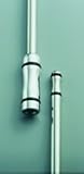 All Sales 7209R Stubbie Polished Stainless Steel Black O-Ring 9" Antenna