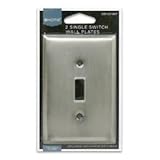 Brushed Satin Pewter Basic Outlet Wall Plate 2-pack Cover Home Decor