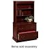 HON Company Products - Bookcase Hutch, 35-3/4x14-5/16x37, MY - Sold as 1 EA - Accessories in the HON 94000 Series Traditional Laminate Furniture features abrasion-resistant and stain-resistant high-gloss, high-pressure laminate tops. Bookcase hutch has two adjustable shelves and one cord pass-through grommet located in bottom center of back panel. Shelves adjust in 1-1/4 increments. Hutch attaches to HON Lateral File Drawers (sold separately) or Storage Cabinet (sold separately). File drawer
