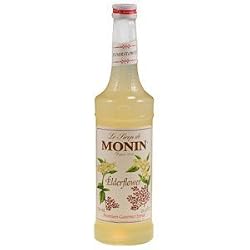 Monin Elderflower Syrup Full Case of 12 750 ML Bottles