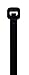 Cambridge Nylon 6/6 UL Listed Cable Ties 14-in 75 Lb Standard Duty Self Locking UV Resistant Black Zip Ties, 30 Pack, Contractor Quality and Strength