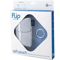 Flip Soft Pouch for Flip Ultra and Mino Camcorders (Grey)