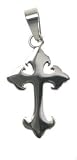 316L Stainless Steel Pendant Stainless Steel Pendant with cross design and shiny polish.Length of Charm: 33mm Width of Charm: 24mm